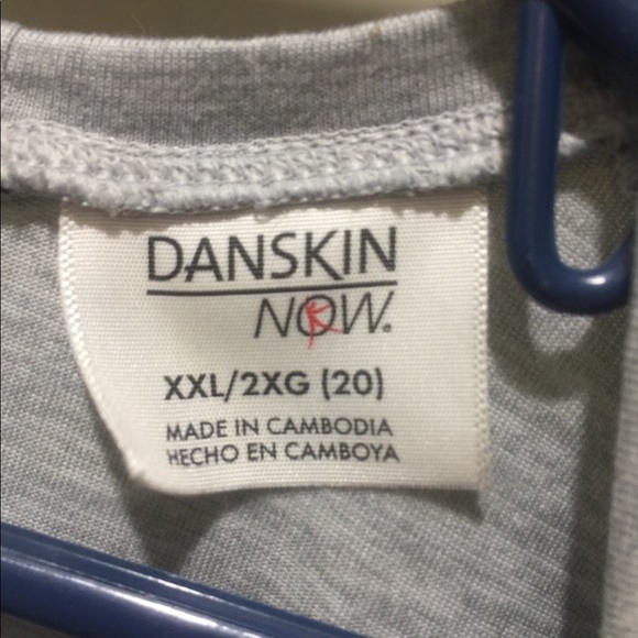 danskin now grey shirts with mesh detailing - Picture 3 of 10